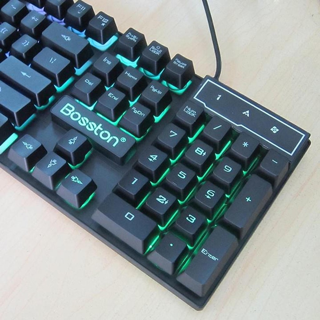 Combo Phím Bosston G803 + Tặng Chuột Game r8 1602, Tai Nghe YL902 Và Lót X88 (giao mẫu ngẫu nhiên)