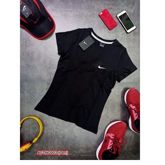 Áo thun thể thao nữ cổ tròn, có logo sau lưng, poly lạnh 4 chiều hàng loại I cao cấp đủ size M -2XL(40-75kg)