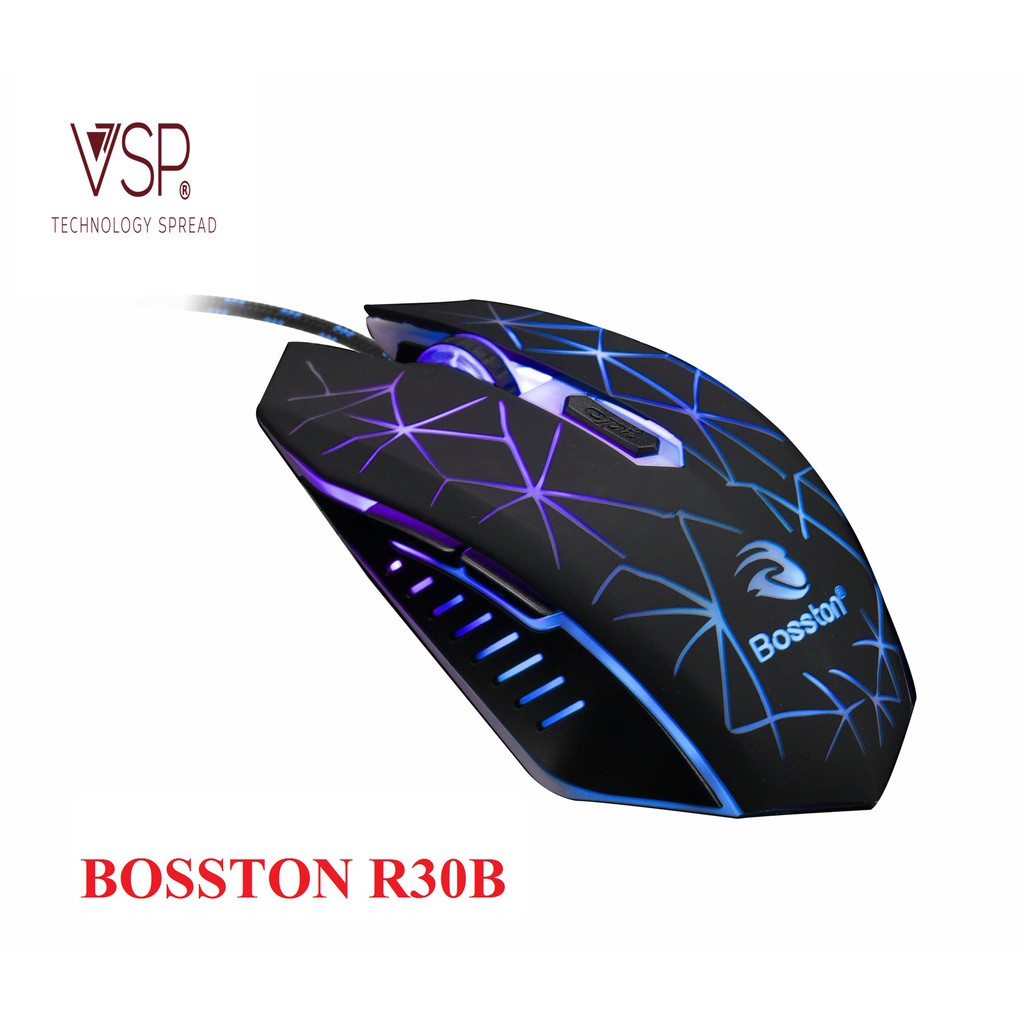 CHUỘT GAME BOSSTON R30A/B + LÓT