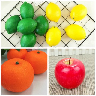 Quả Táo Quả Cam Quả Chanh giả phụ kiện chụp ảnh , hỗ trợ chụp ảnh lookbook