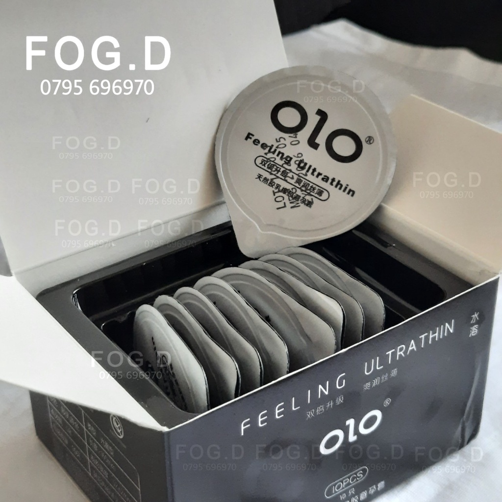 Bao Cao Su Siêu Mỏng, Bcs OLO 001 Feeling Ultrathin Nhiều Gel Hương Vani 10 Bao - FOGD.SHOP