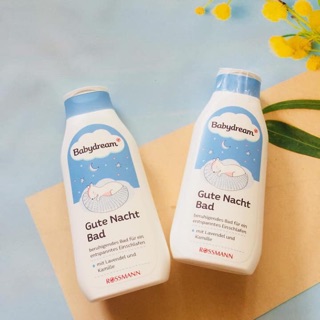 Sữa tắm và trà chúc bé ngủ ngon Babydream của Đức