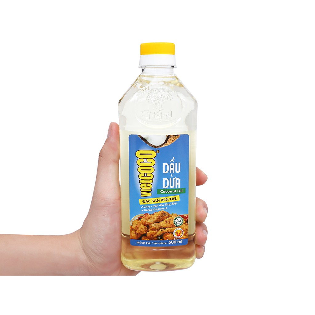 Dầu dừa tinh luyện Vietcoco chai 500ml