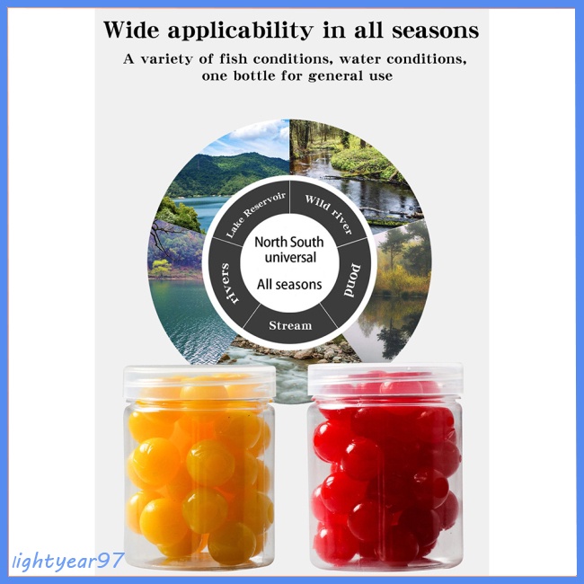 Mồi Câu Cá Giả Hình Hạt Bắp / Dâu Tây Chất Liệu Mềm Mại Co Giãn Tiện Dụng