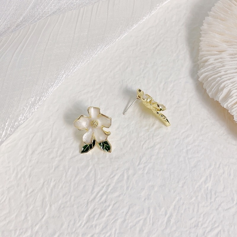 Bông Tai Mạ Bạc 925 Hình Hoa Thanh Lịch Cho Nữ