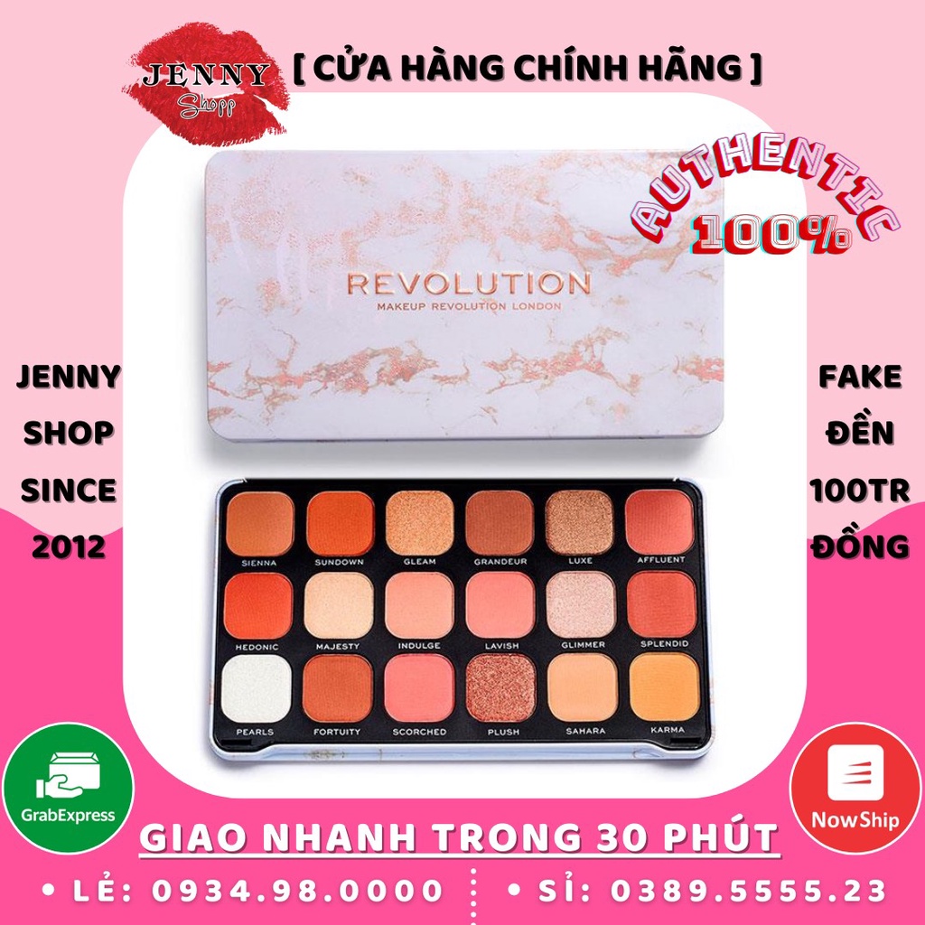 Bảng Phấn Mắt 18 Ô Revolution Forever Flawless Decadent Shadow Palette