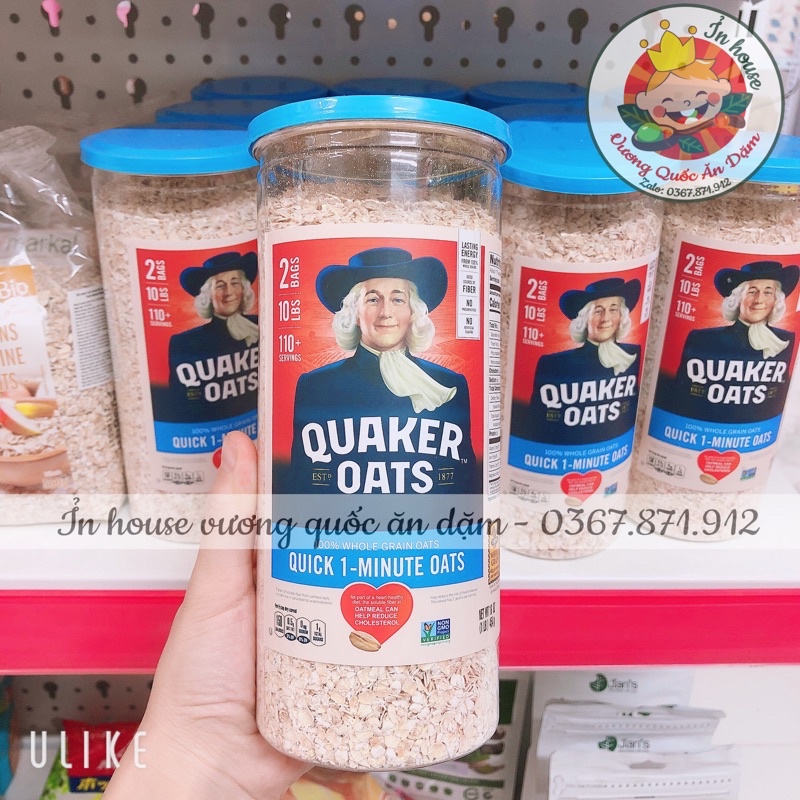 Yến Mạch hũ OATMEAL cho bé (có gói tách lẻ)