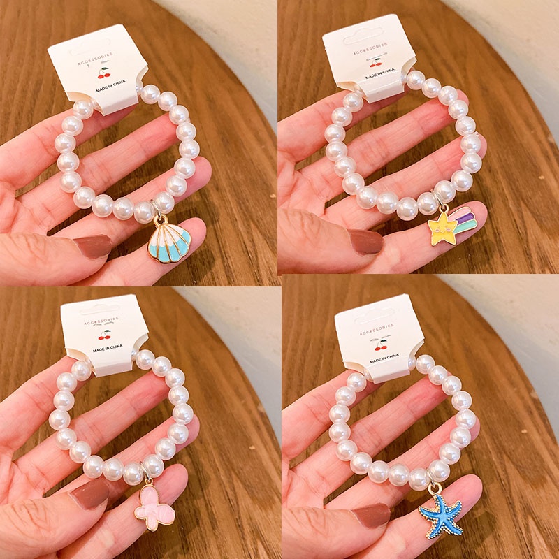 (MớI) Vòng Tay ĐíNh NgọC Trai Giả Xinh XắN