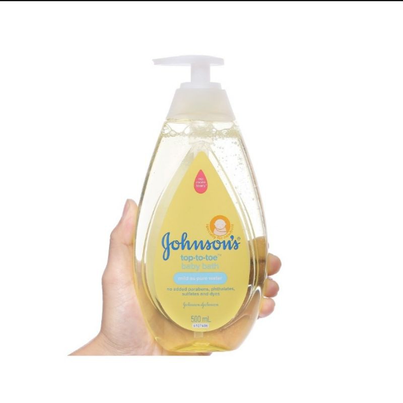 Sữa tắm cho bé Johnson & Johnson màu xanh - 500ml