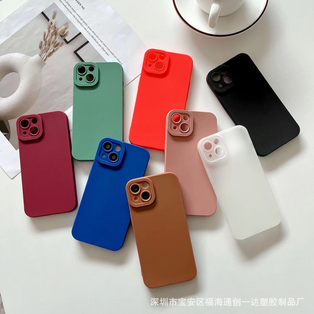 Ốp Điện Thoại Màu Trơn Chống Sốc Bảo Vệ Mắt Cho Samsung Galaxy A04e A03s A02s A21s A20s A20 A30s A30 A50 A50s A70 A70s A10s A10