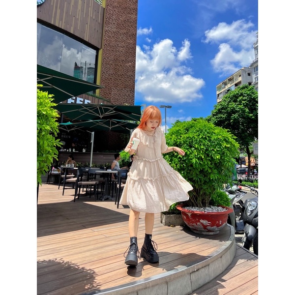 Phoebe Dress - Đầm babydoll tay bồng vintage - Remmus.vn