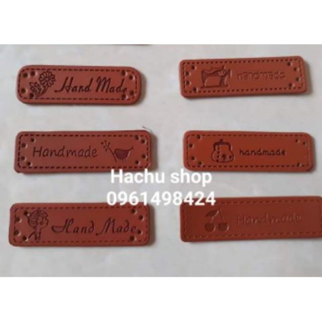 Tag da chữ handmade