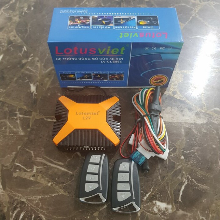 Bộ điều khiển mở cửa xe ô tô từ xa    Lotusviet dùng chung cho các loại xe - bảo hành 12 tháng