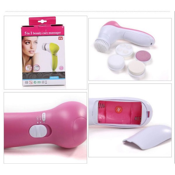 Máy massage mặt 5 in 1 + TẶNG 3 khuôn kẻ mày Hàn Quốc | BigBuy360 - bigbuy360.vn