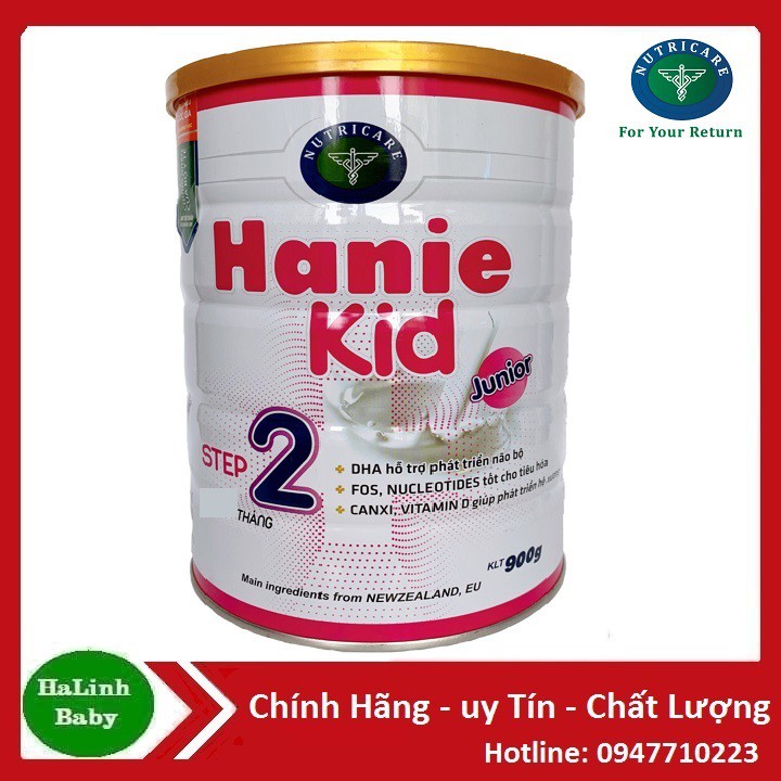 Sữa bột Hanie kid 2 900g [Date 2022]