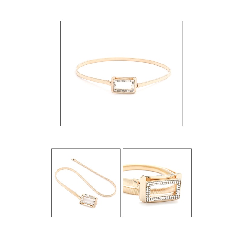 Thắt Lưng Dây Xích Mặt Hình Cáo Trang Trí Đầm Cho Nữ