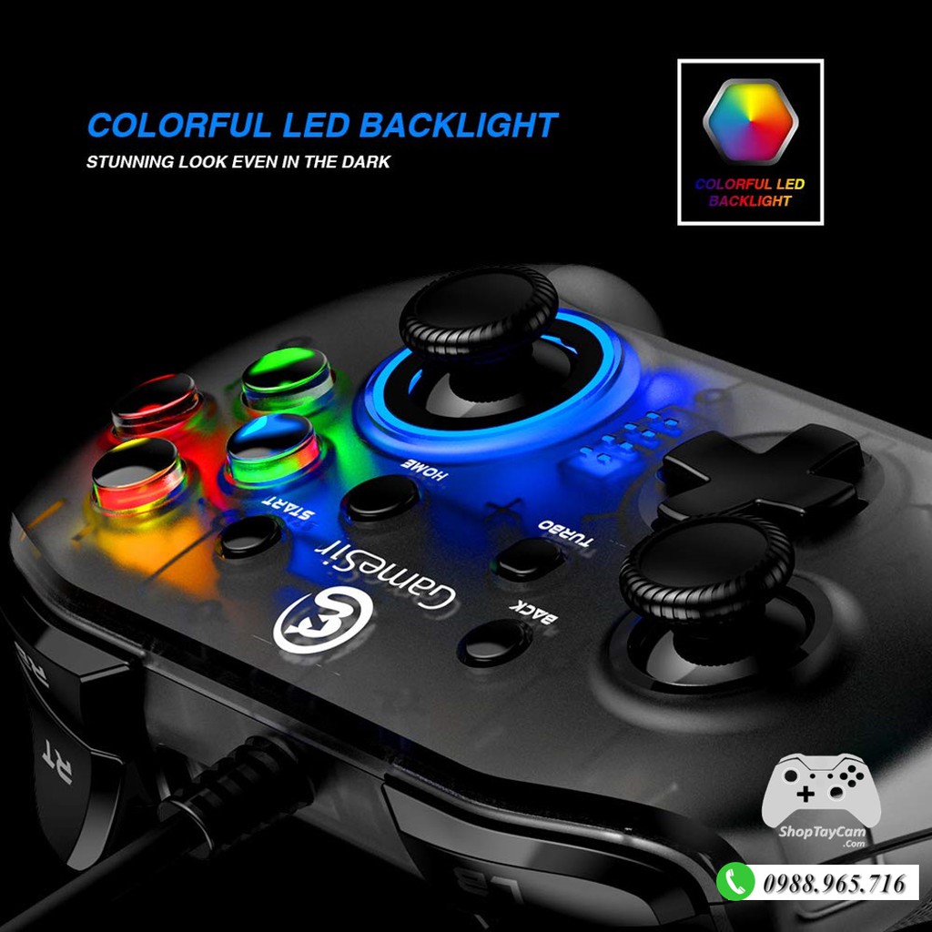 Tay Cầm Chơi Game GameSir T4W / T4 PRO Có Dây Chính Hãng cho PC / Laptop TỐT CHO FO4 /