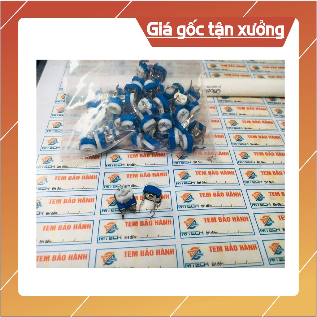 Biến trở Tam Giác   RM065 Chân Đứng 101-102-103-104-105-201-202-20 -204-501-502-503-504 )