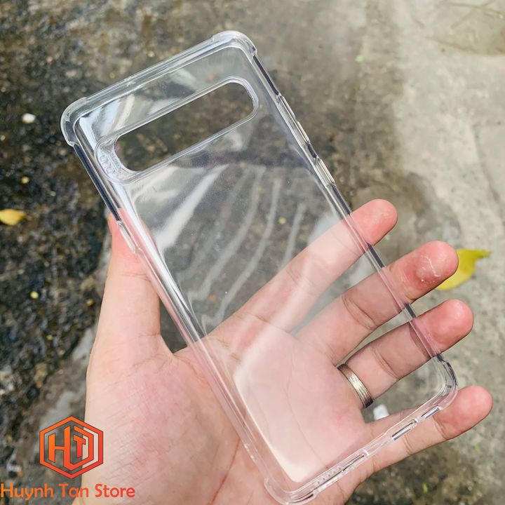 Ốp lưng Samsung S10, S10 5G (Hàn), S10 Plus TPU trong suốt chống sốc 6D