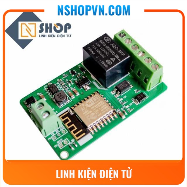 Mạch điều khiển wifi relay ESP8266 V12 lập trình nạp code để điều khiển thiết bị qua wifi