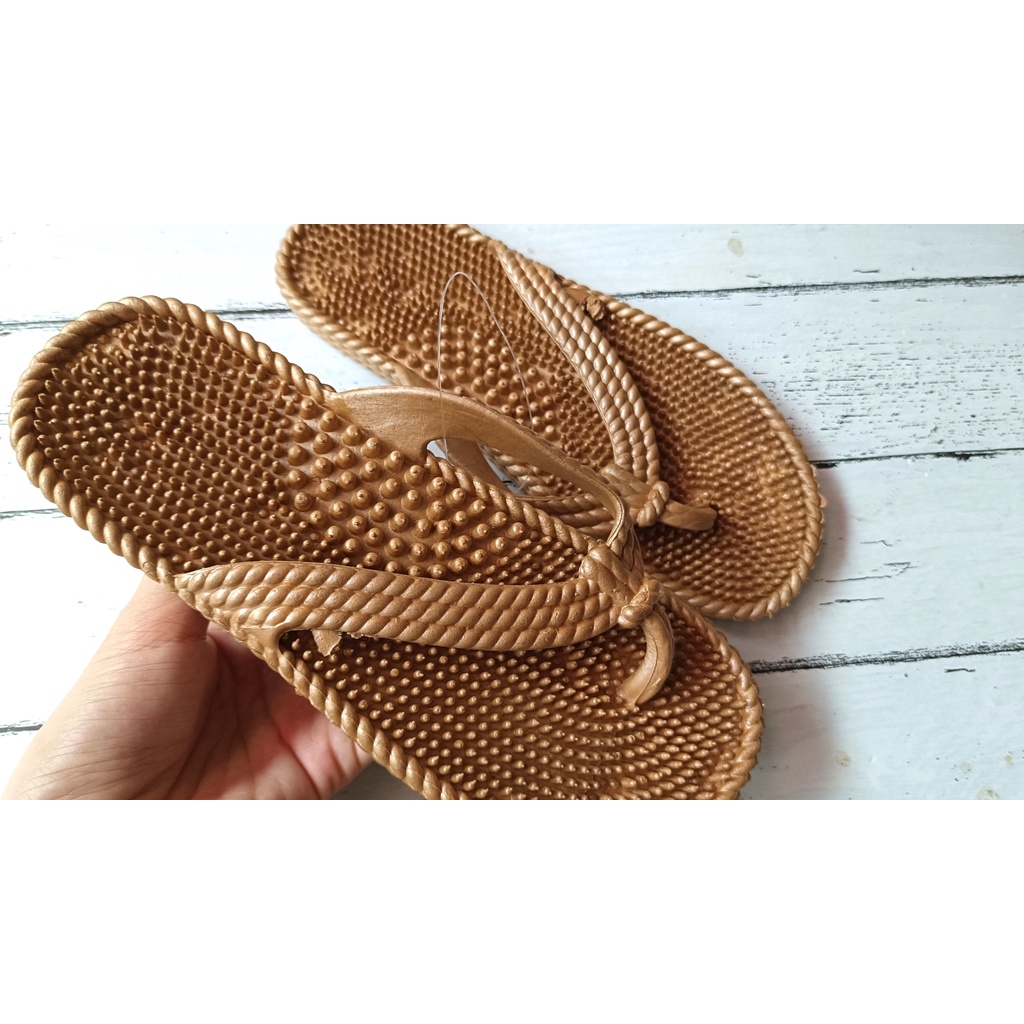 Dép Đúc Quai Kẹp Có Hạt Massage Chân