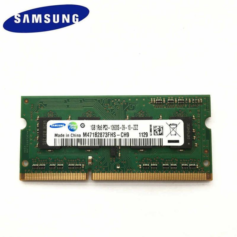 [Combo 2 thanh] Ram laptop PC3-10600s, bus 1333Mhz 1GB