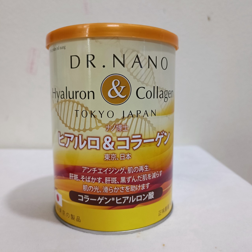 Sữa Bột DR. Nano Hyaluron & Collagen Tokyo Japan Bổ Sung Collagen Tăng Kích Thước Vòng 1 Giúp Tăng Cường Nội Tiết Tố Nữ,