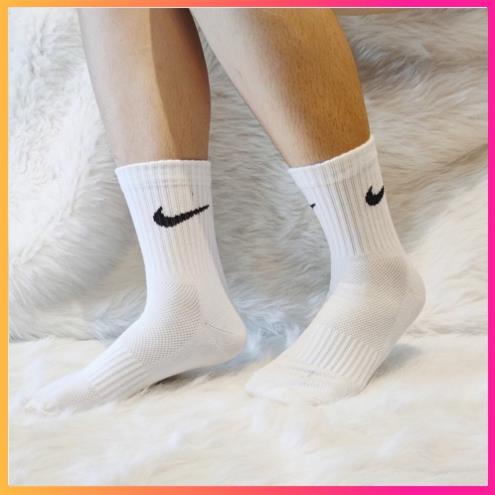 Tất Nike Thể Thao Cổ Cao Lửng Thấp, Vớ Thời Trang Hàng Cực Đẹp, Dày Dặn Không Gây Mùi