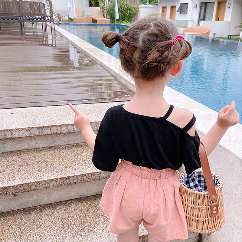 Áo Thun Ngắn Tay Trễ Vai Thiết Kế Mới