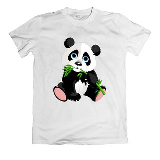 Áo thun in hình chú gấu trúc dễ thương