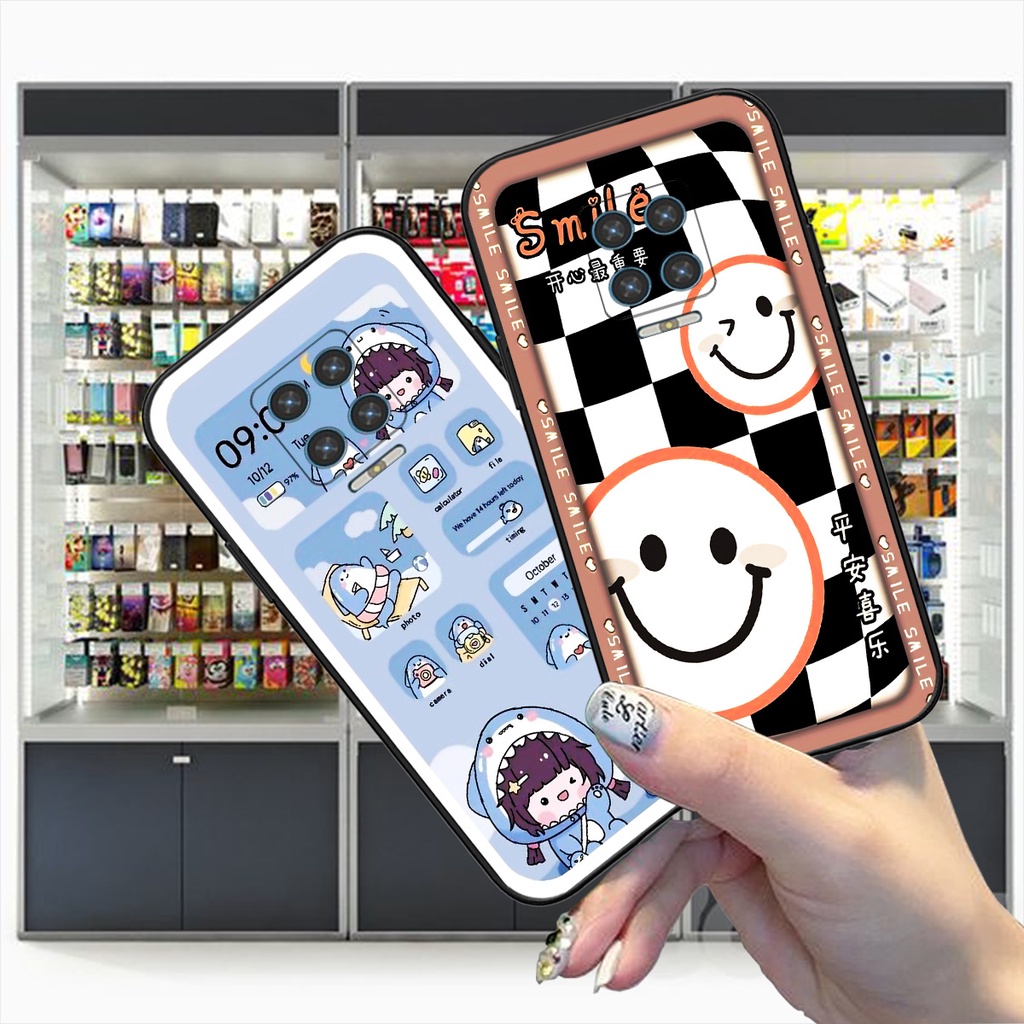 Ốp Vsmart Aris / Aris Pro in hình gấu caro đen trắng dễ thương siêu bền