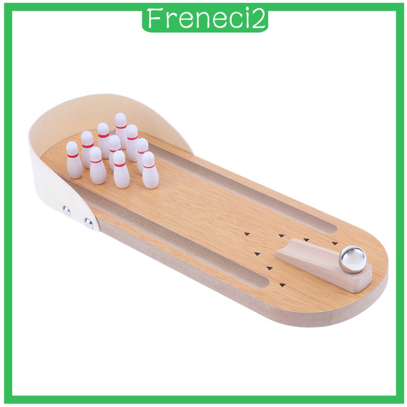 Bộ Đồ Chơi Bowling Mini Bằng Gỗ Freneci2 Dành Cho Trẻ Em