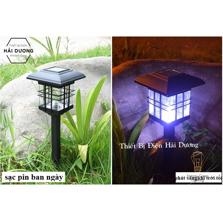 Đèn Led Sân Vườn Energy Green Lighting Trụ Cột Năng Lượng Mặt Trời NT3 (Bao gồm cột cắm đất và đế bắt cột)