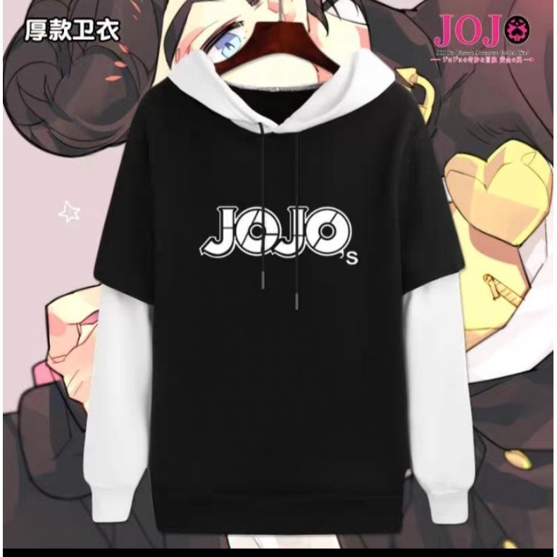 [ Mẫu Mới] Áo Hoodie Nỉ Dài Tay Anime Jojo 's Bizarre Adventure Cực HOT