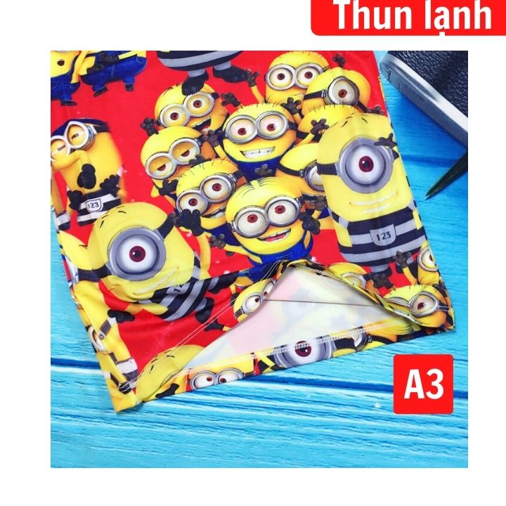 Áo thun bé trai MINION 9-24kg. Chất thun cotton in 3d sắc nét. Giặt không vỡ hình - Tomchuakids