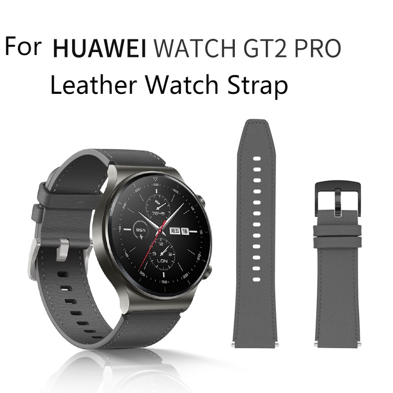 YIFILM Dây đeo đồng hồ thông minh bằng da thời trang cho Huawei Watch Gt2 Pro