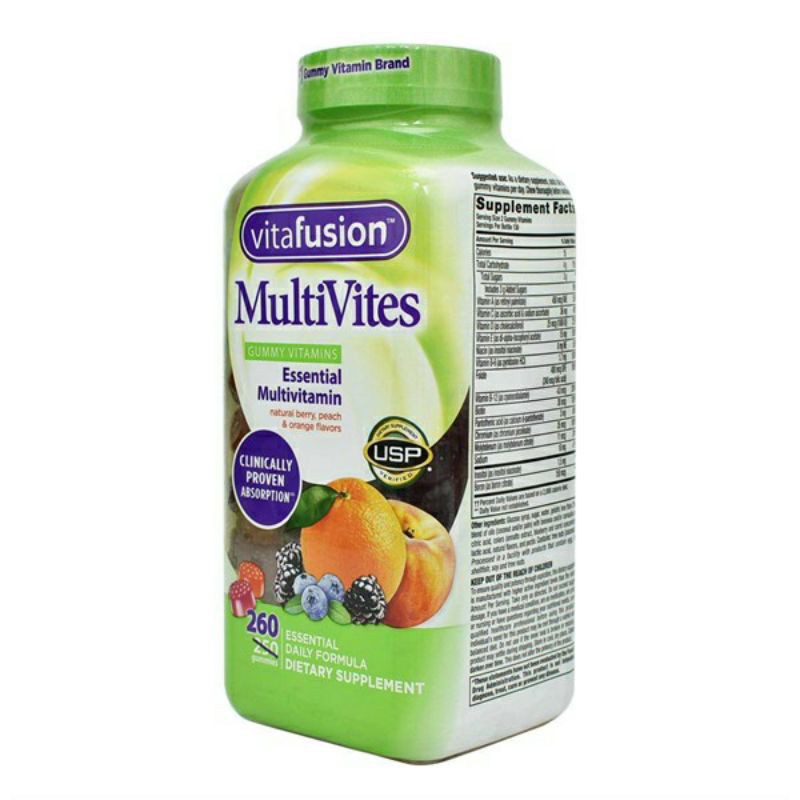 Kẹo dẻo Vitafusion Multivitamin Gummies 260 viên - Multivites 260 viên | Thế Giới Skin Care