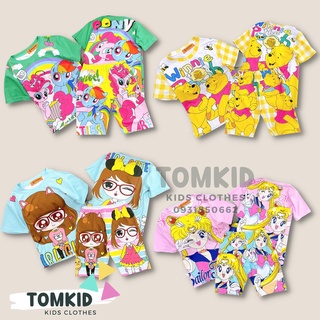 Đồ bộ cho bé gái set đồ bé gái chất thun lạnh chính phẩm loại 1 dày dặn không nhão vải 10-40kg Tomkids