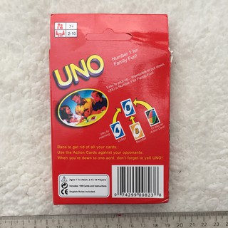 Bài UNO cỡ 12cm x 9cm