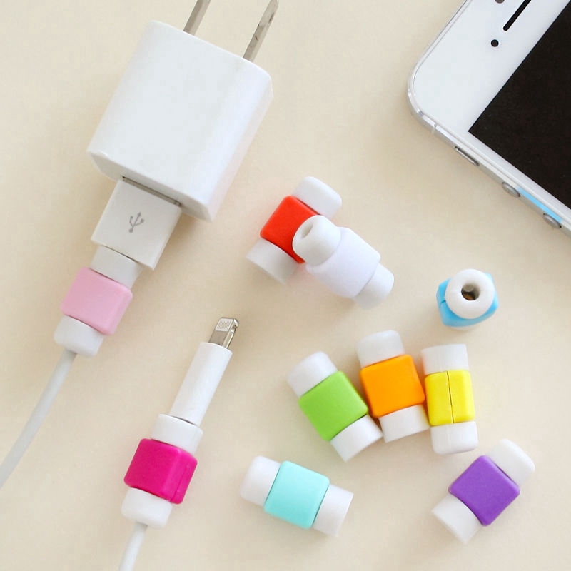 Set 4 đầu nối bảo vệ dây cáp dữ liệu USB tiện dụng