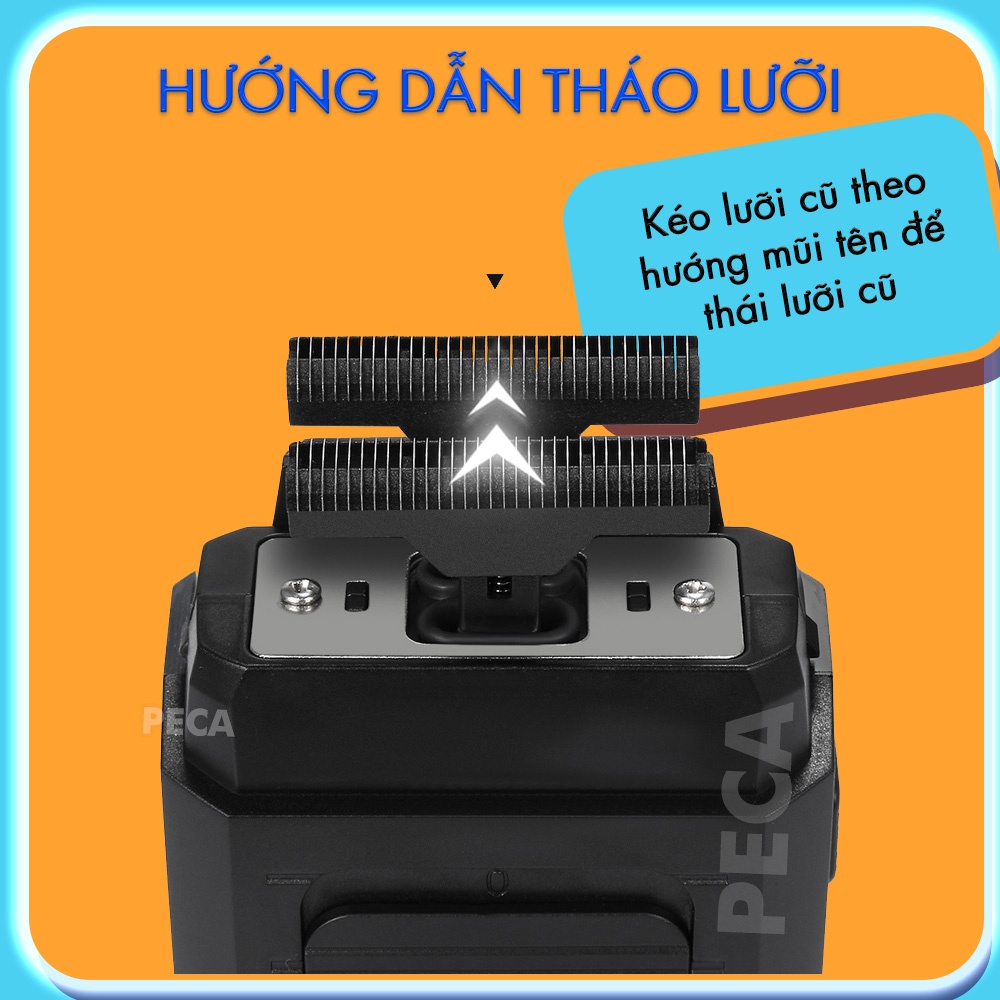 Lưỡi máy cạo râu thay thế cho các dòng cạo râu Kemei KM-1102, KM-1102H, dễ tháo lắp