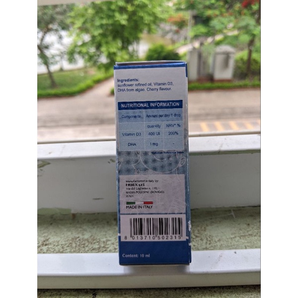 [CHÍNH HÃNG - GIÁ TỐT NHẤT] D3 OMEGA NHẬP KHẨU ITALIA LỌ 10ML HỖ TRỢ PHÁT TRIỂN CHIỀU CAO, TĂNG CƯỜNG PHÁT TRIỂN TRÍ NÃO