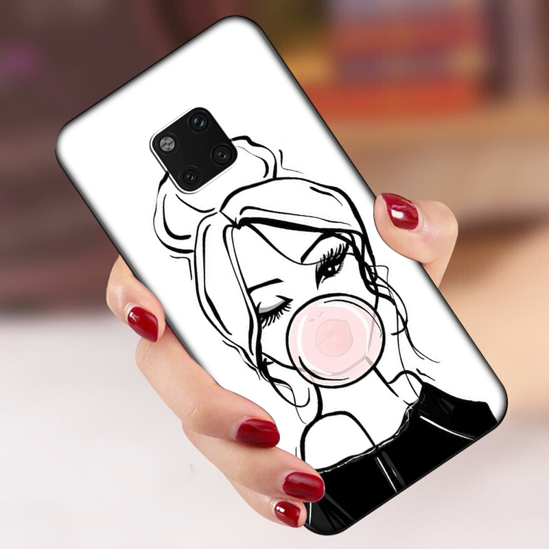 Huawei Y5P Y8P Y9 Prime 2019 Honor 6A 7C 7X 8X 8C 8 Lite Casing Soft Case 7SF Barbie Pattern mobile phone case