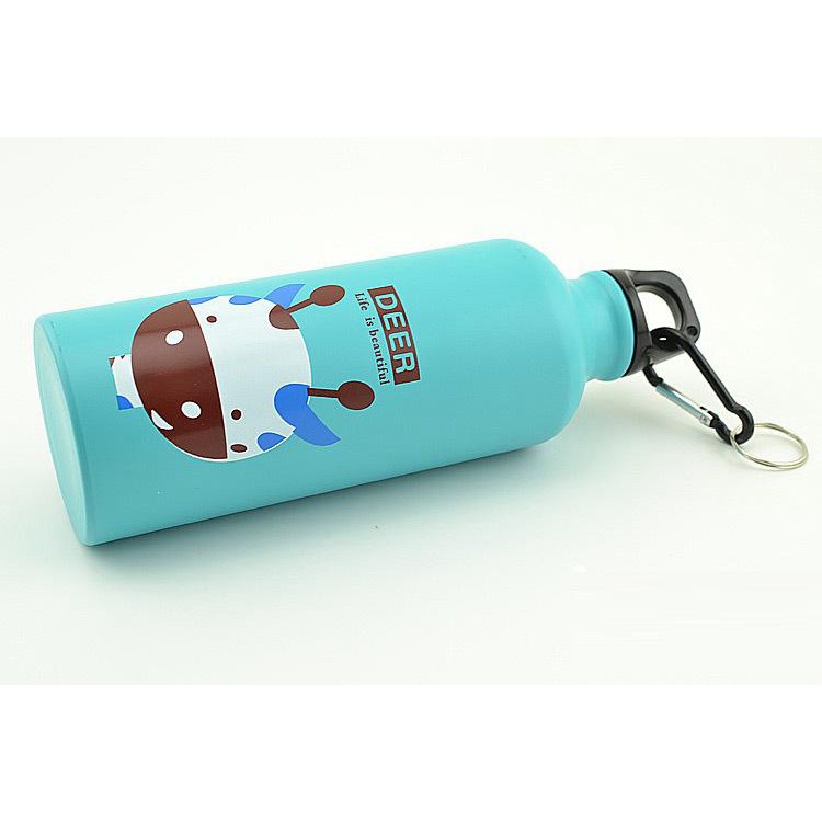 Bình Nước - Bình Giữ Nhiệt Thể Thao 500ml Họa Tiết Hoạt Hình, Đi Học, Đi Làm, Dã Ngoại 4041
