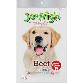 Bánh thưởng cho chó vị xúc xích gà JERHIGH Beef 70g