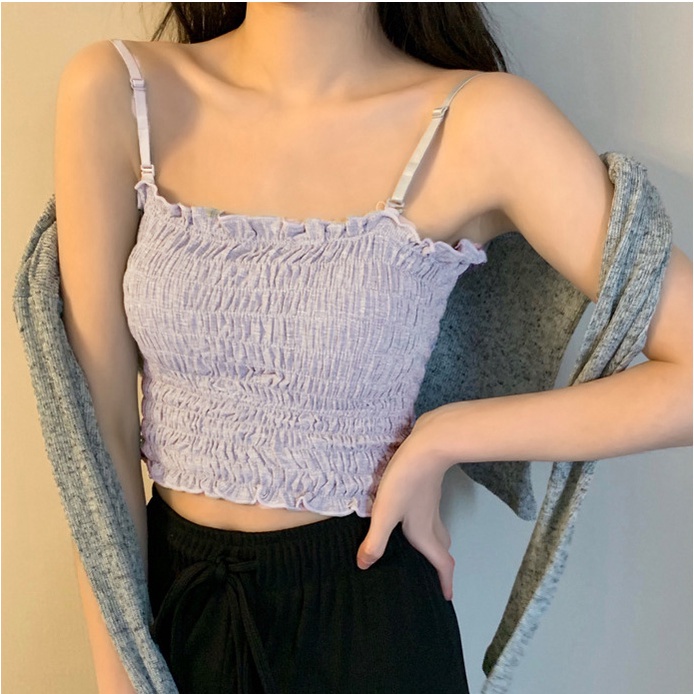 Áo lót bra nữ quây ngực không gọng sexy cao cấp đệm nhún Sumio_offical AL004 áo 2 dây cotton quyến rũ