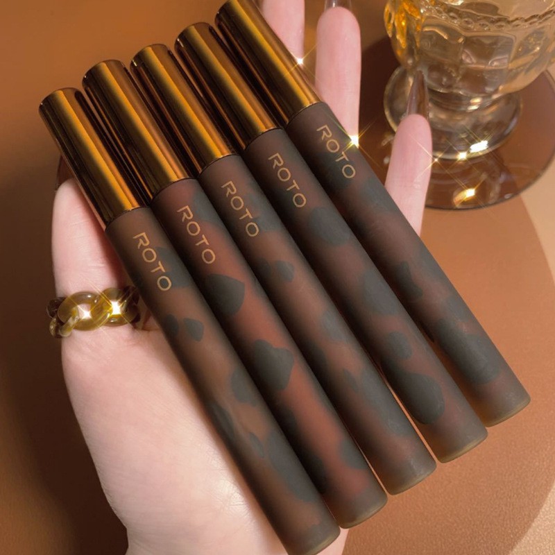 ROTO hổ phách Men môi Mờ không khí Lip glaze nhung mờ học sinh son bóng nhuộm son môi NICEYY | BigBuy360 - bigbuy360.vn