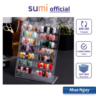 Bảng Mica trưng bày móng nail mẫu siêu đẹp