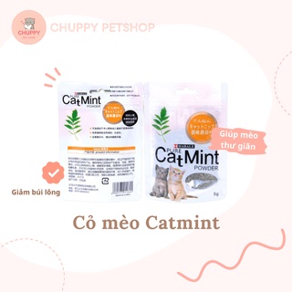 Cỏ mèo Catnip - Cỏ mèo bạc hà cho mèo thư giãn gói 5g