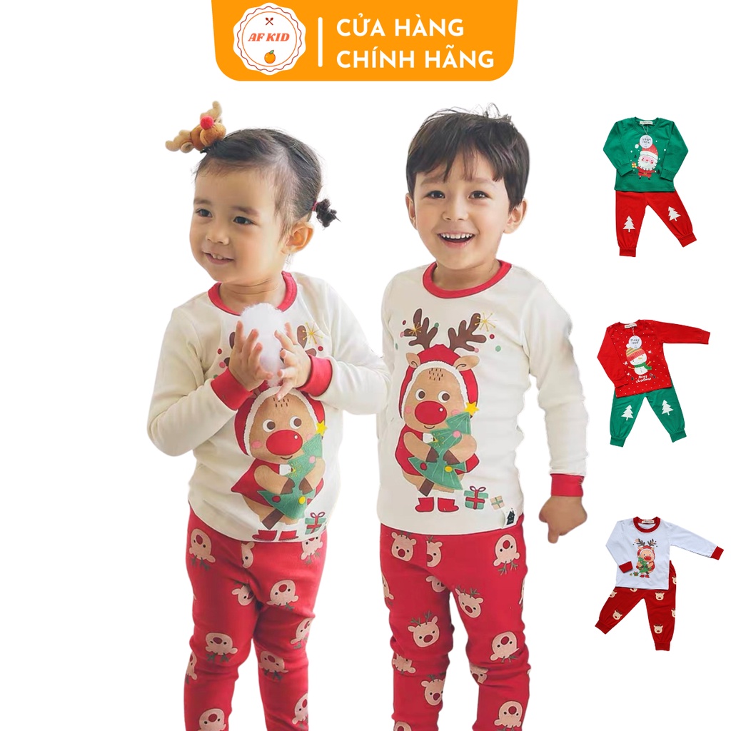 Bộ quần áo dài tay Tết AF KID chất cotton cao cấp siêu co giãn thấm hút mồ hôi tốt cho bé vui chơi Tết Quý Mão 2023